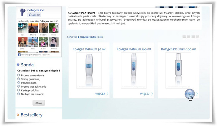 Centrum Kolagenu - instrukcja kupowania - wybór produktu
